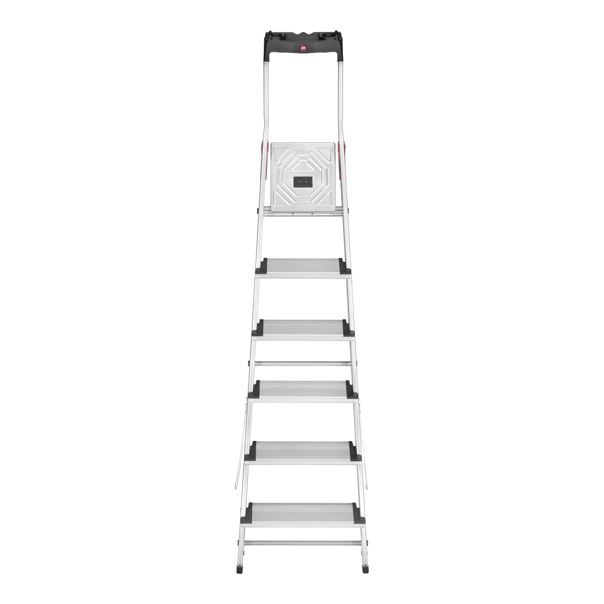Hailo L80 ComfortLine, Alu-Sicherheits-Stehleiter, 6 Stufen