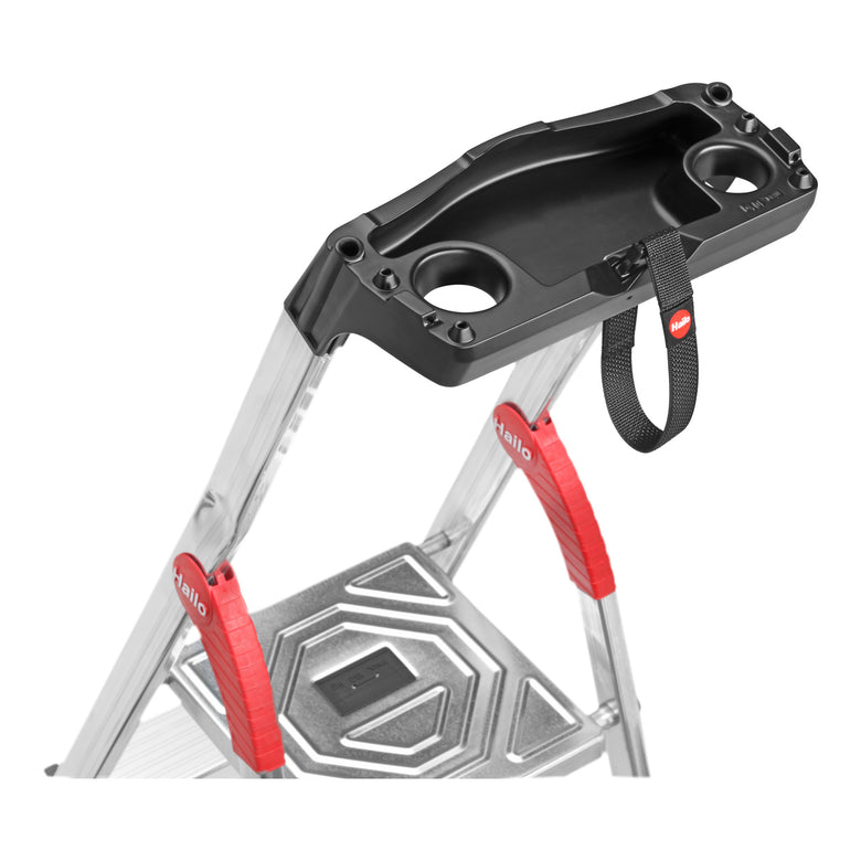 Hailo L80 ComfortLine, Alu-Sicherheits-Stehleiter, 8 Stufen