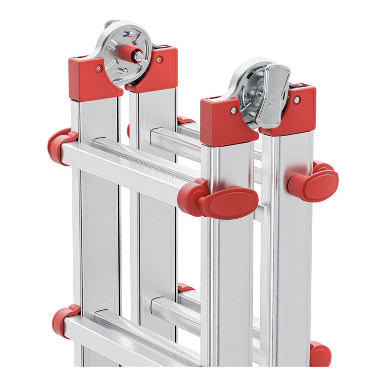 Hailo M80, Aluminium-Multifunktionsleiter, 4x6 Sprossen