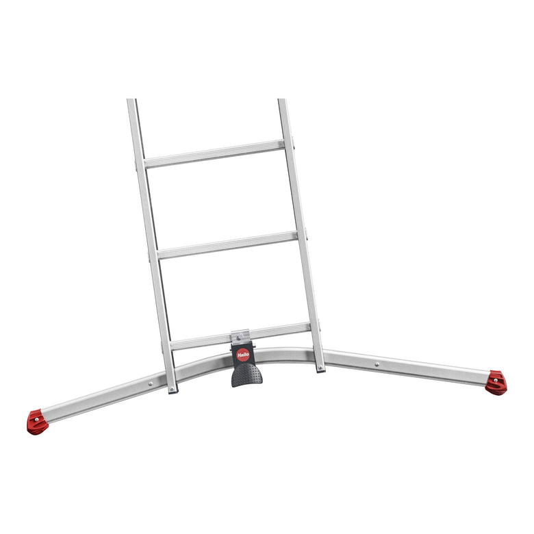 Hailo S100 ProfiLOT, Aluminium Kombileiter 3-teilig, 2x9 + 1x8 Sprossen