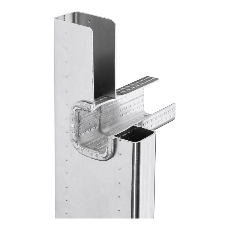 Hailo S80 ProfiStep duo, Aluminium-Schiebeleiter 2-teilig, 2x15 Sprossen