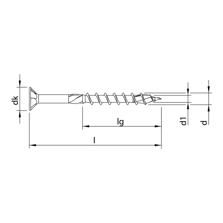 HECO-TOPIX-plus 6,0 x 100, Senkkopf, HECO-Drive, TG, A3K 100 Stk