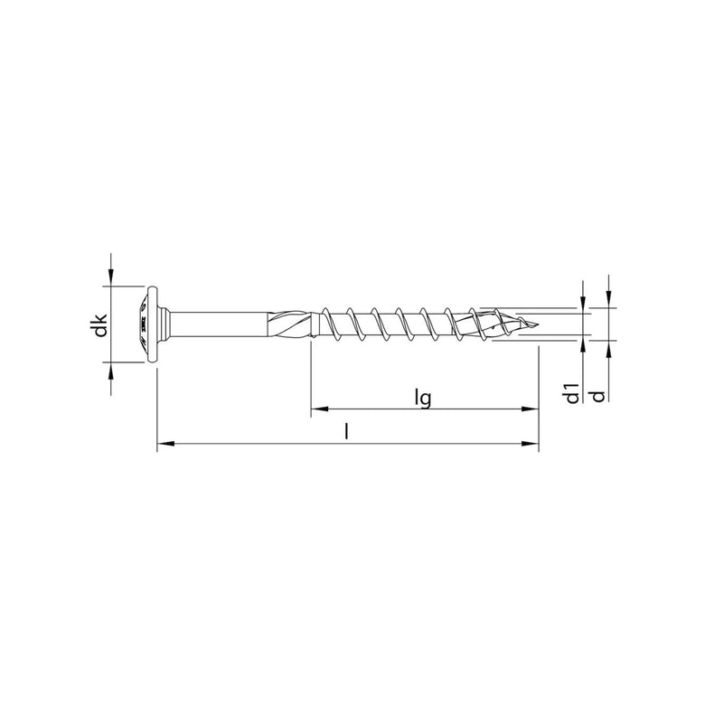 HECO-TOPIX-plus A2 8,0 x 280, Tellerkopf, T-Drive, TG 50 Stk
