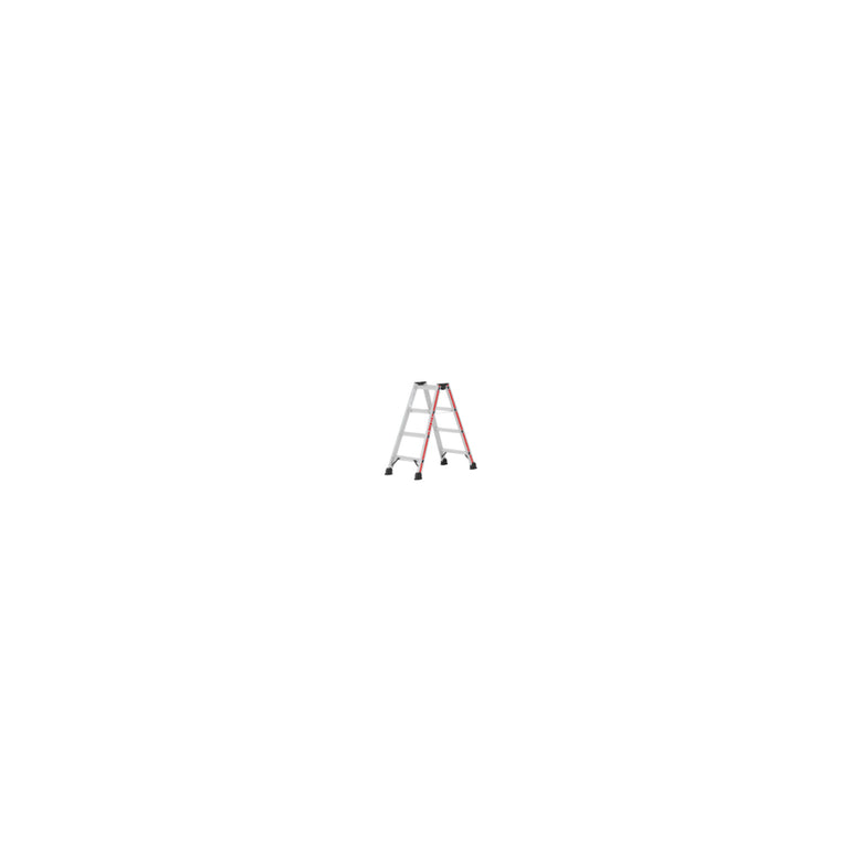 Hymer Stufenstehleiter, beidseitig begehbar, 2x4 Stufen