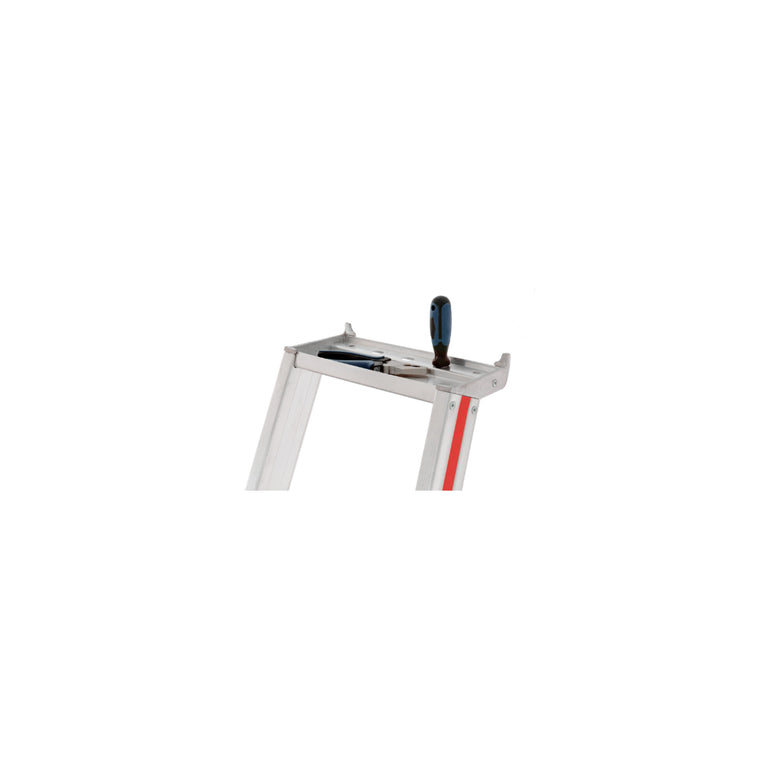Hymer Stufenstehleiter mit Plattform, einseitig begehbar, 6 Stufen