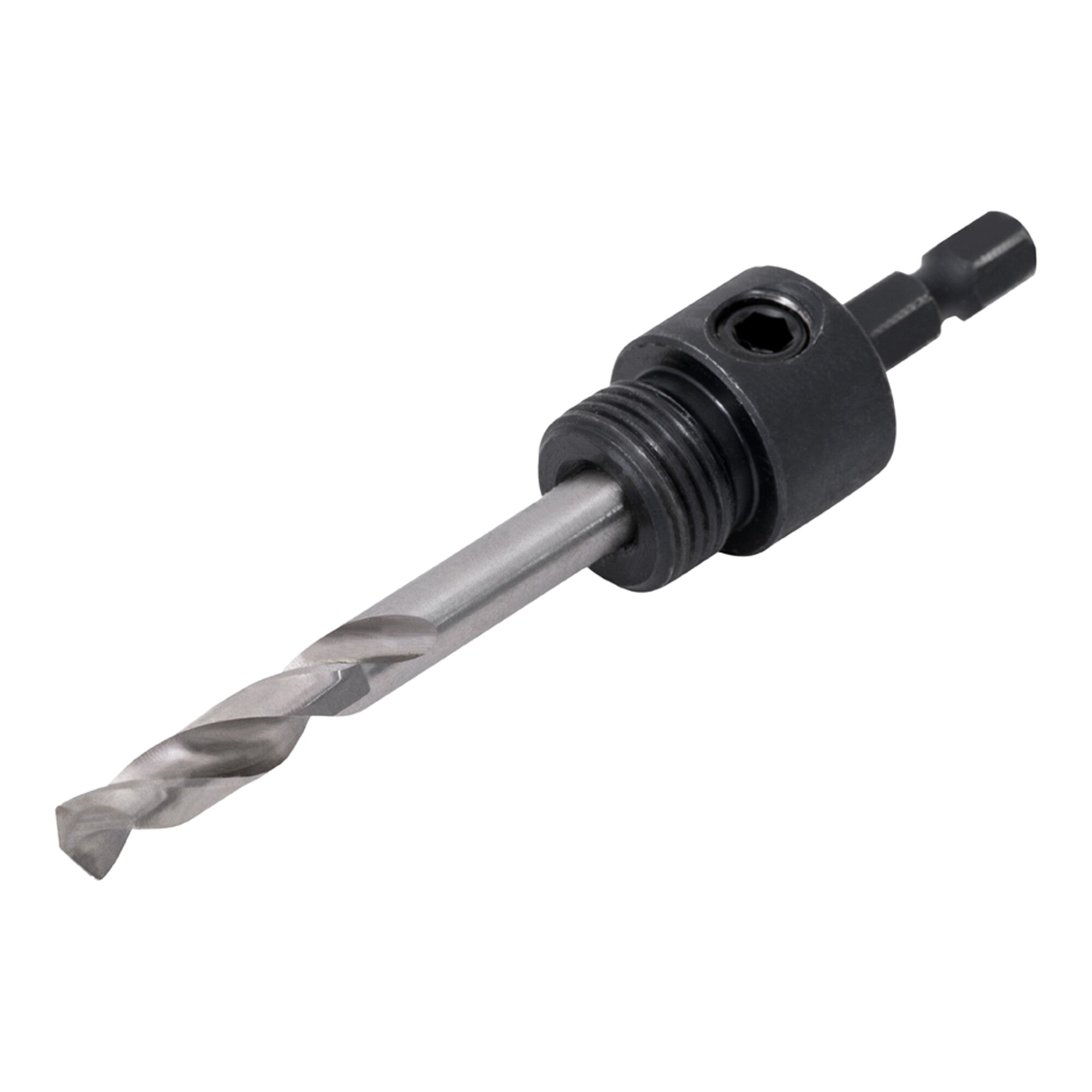 STIER 1/4" HEX adapter 5/8" 18 UNF for hole saws 32-60 mm including Allen key