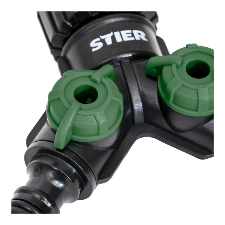 STIER 2-way valve / distributor Premium 33.3mm G1" and 26.5mm G3/4