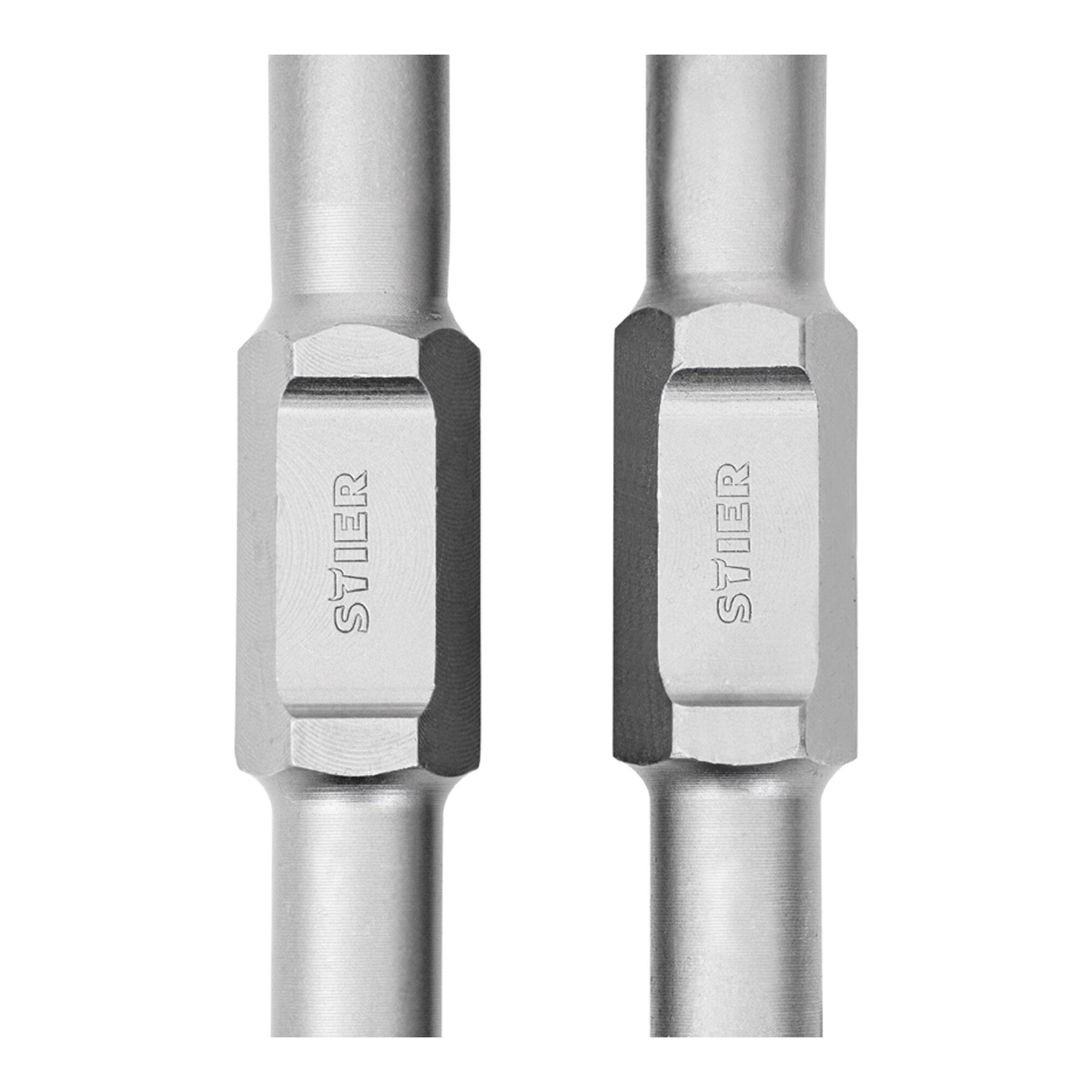 STIER SDS-HEX Flachmeißel Spitzmeißel Set 410 mm für Abbruchhammer vielseitig
