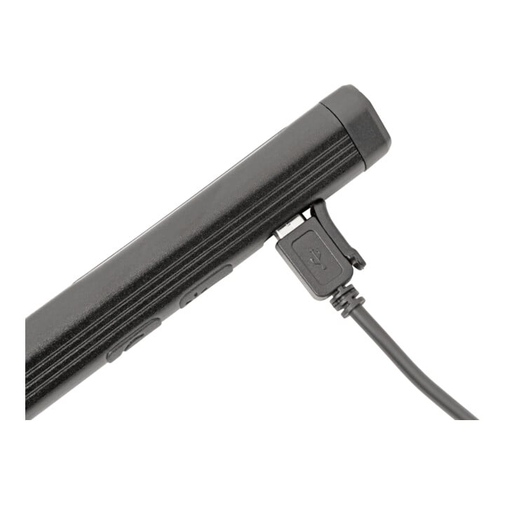 STIER Akku COB LED Stiftleuchte 200 Lumen 750 mAh Akku Aluminiumgehäuse USB Clip
