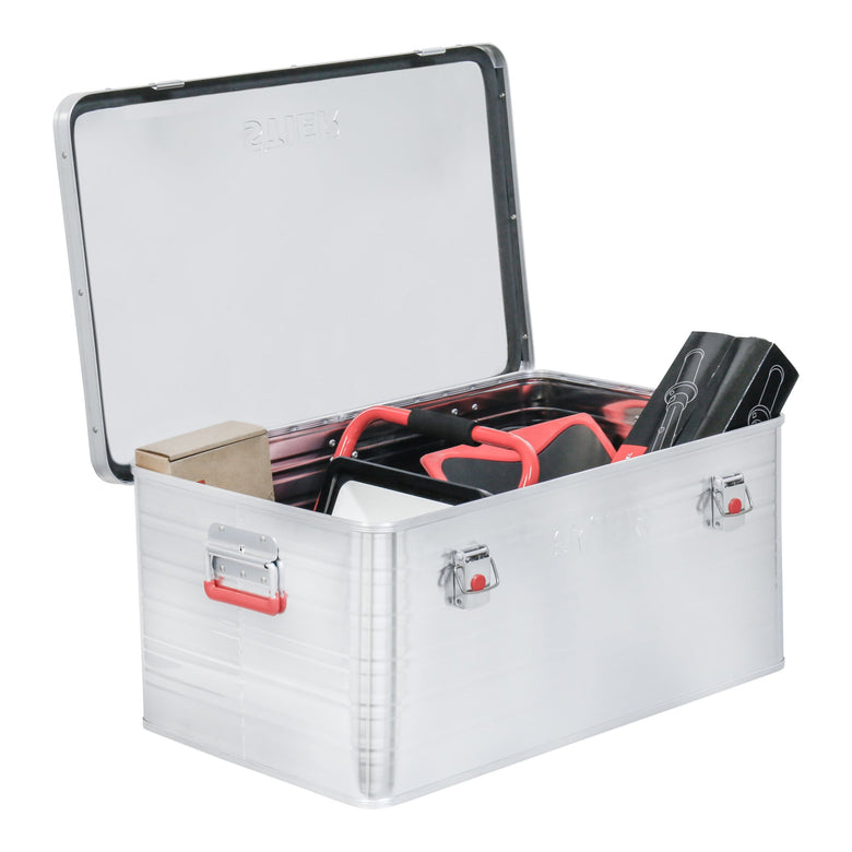 STIER Alubox Aluminiumbox Transportkiste Staub und Spritzwasserschutz div Größen