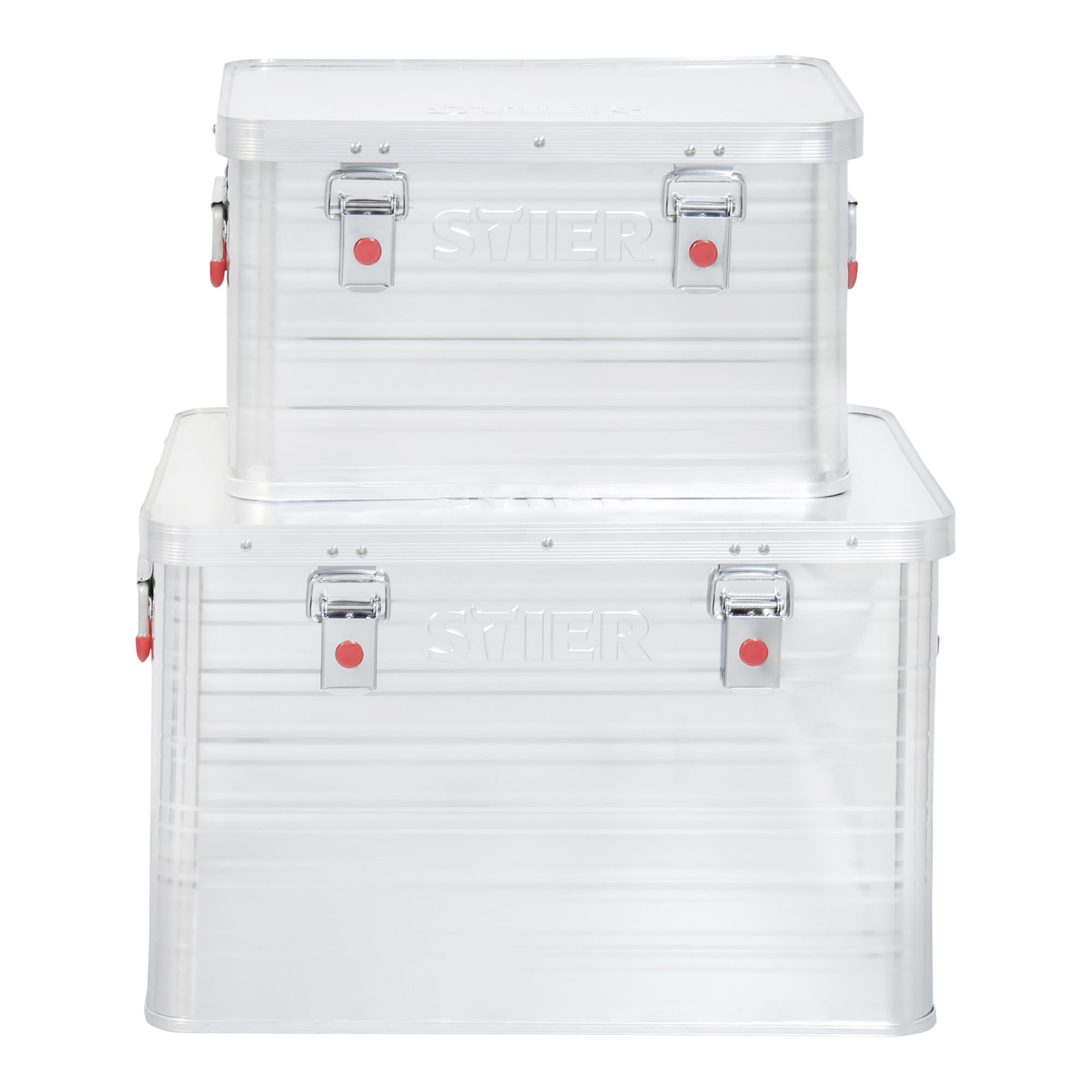 STIER Alubox Aluminiumbox Transportkiste Staub und Spritzwasserschutz div Größen