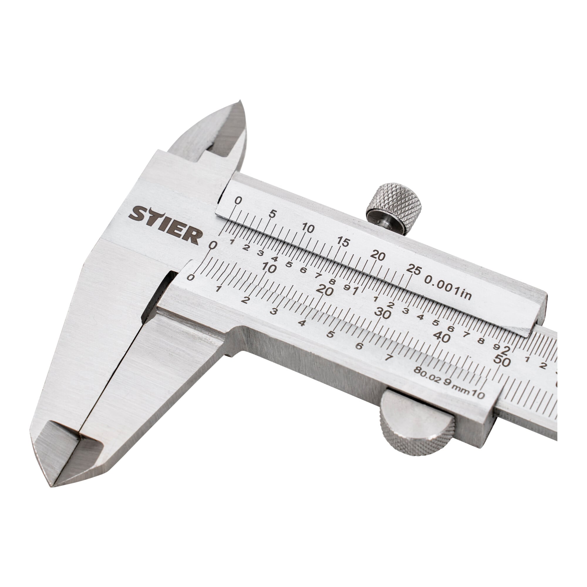 STIER Analoger Messschieber | Präzisionsmessschieber | Feststellschraube 150 mm