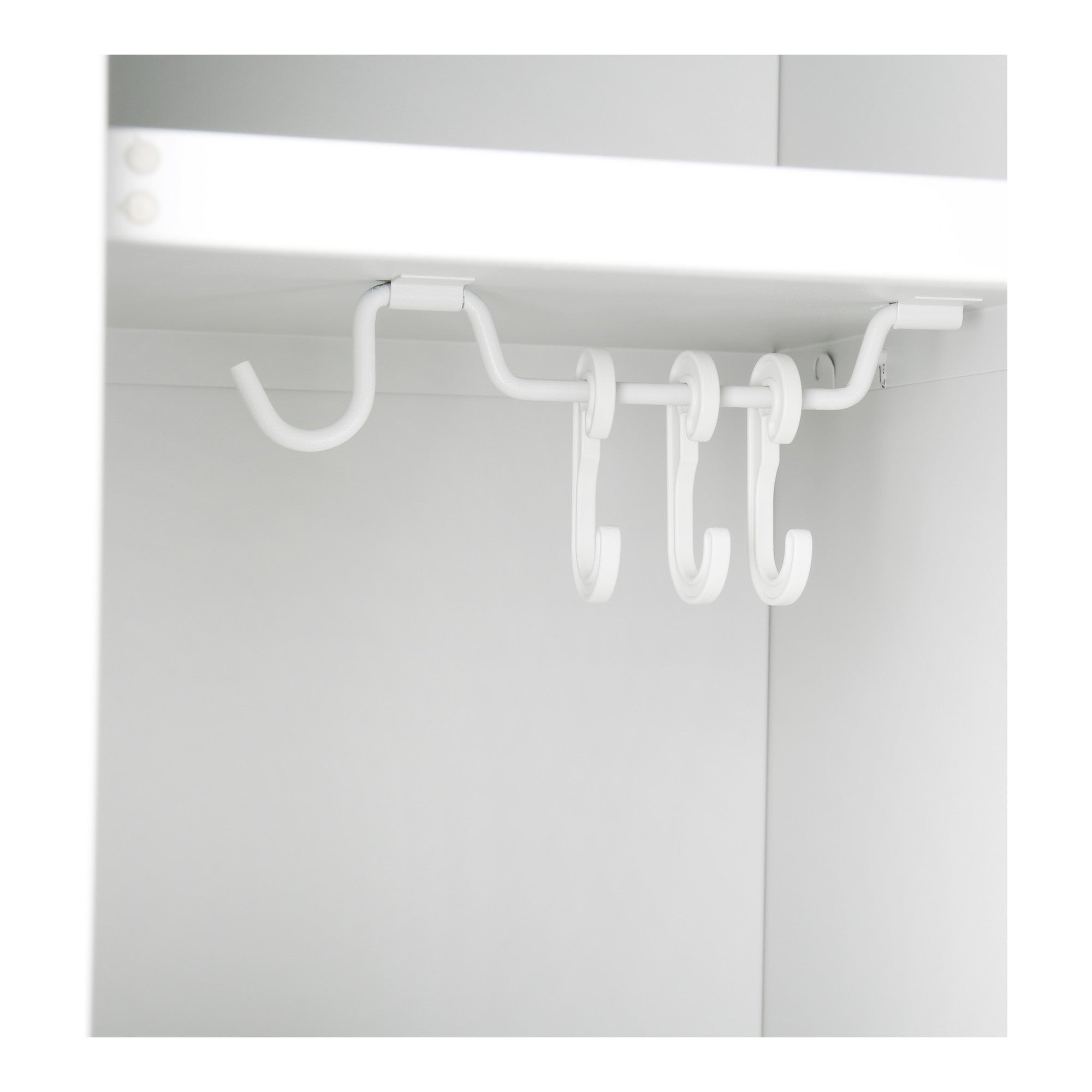 STIER Garderobenspind | Anbauelement | 1800x300x500mm | lichtgrau | Metallschrank | erweiterbar | Schließfach | 1 Fach | Spind | sicheres Verschließen von Wertsachen | Garderobenschrank