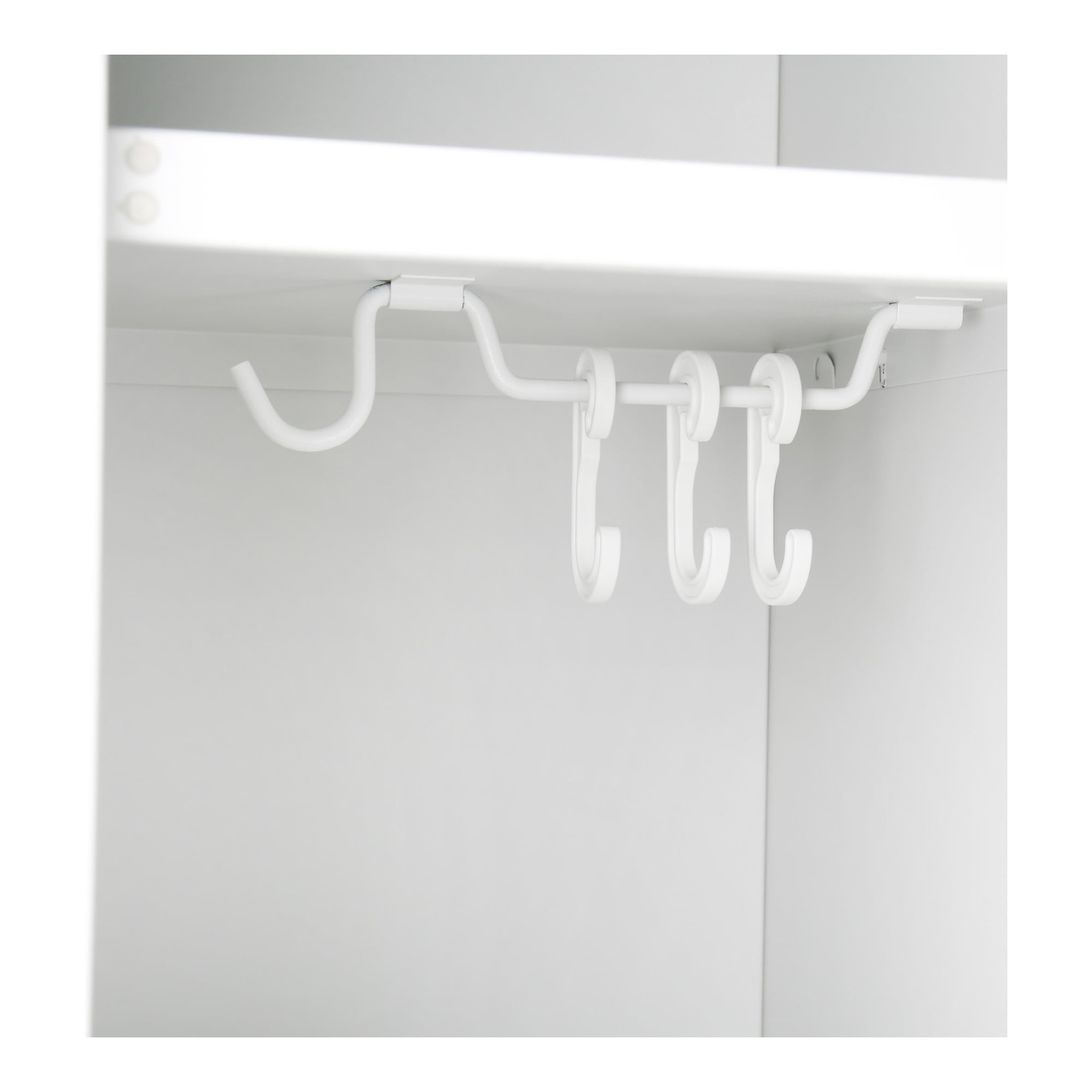 STIER Garderobenspind 2 Fächer 1800x300x500mm lichtgrau