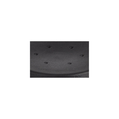STIER work stool with double castors, height-adjustable seat height 420-610 mm