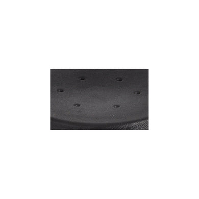 STIER work stool with double castors, height-adjustable seat height 420-610 mm