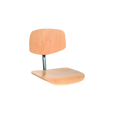 STIER Arbeitsstuhl mit Rollen Sitzhöhe 450-640 mm Buche natur