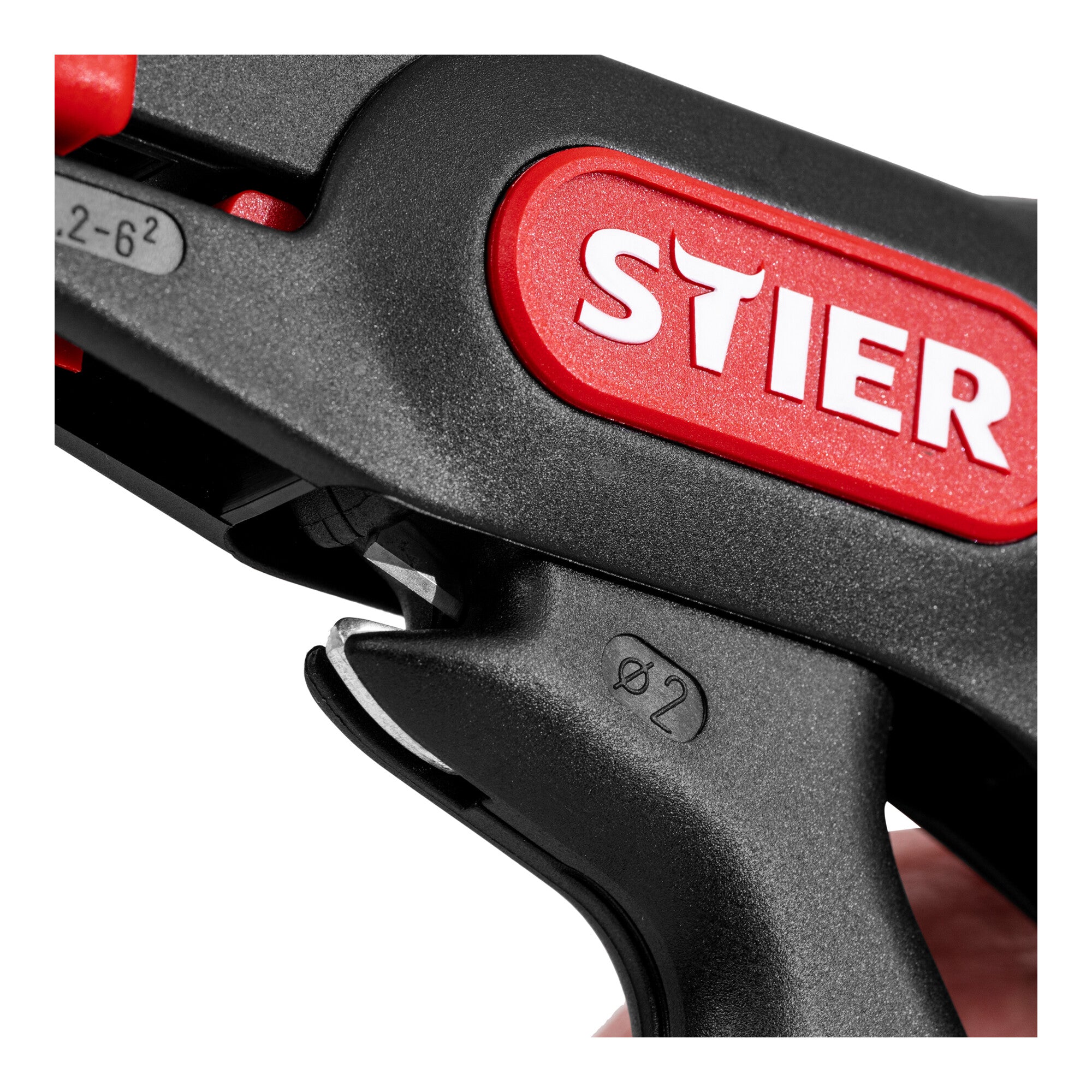STIER Automatic stripping pliers 0.2 - 6.0 mm² 165 mm scanning system and