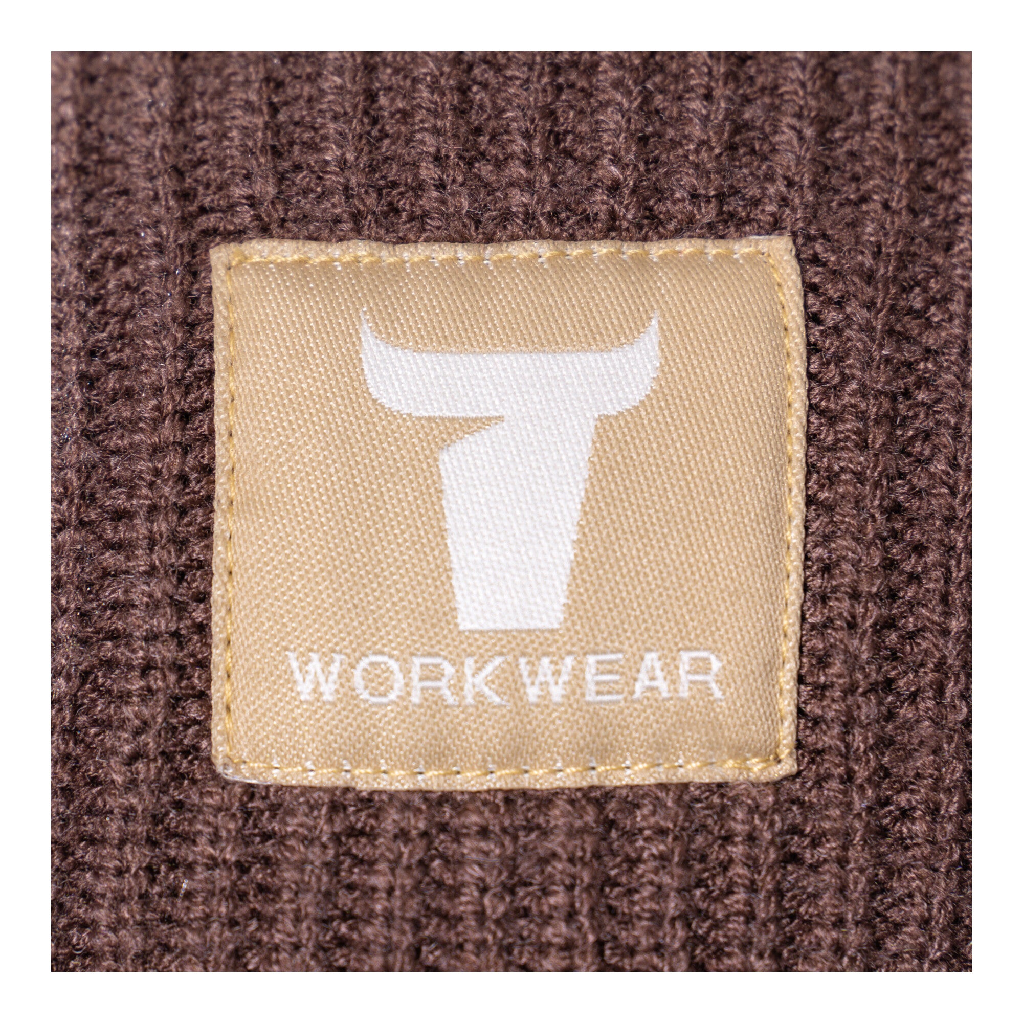 STIER Beanie flex one size signature brown