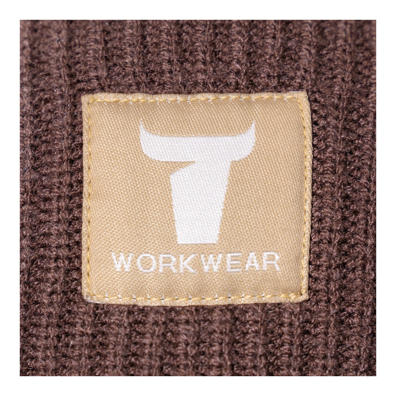 STIER Beanie flex one size signature brown