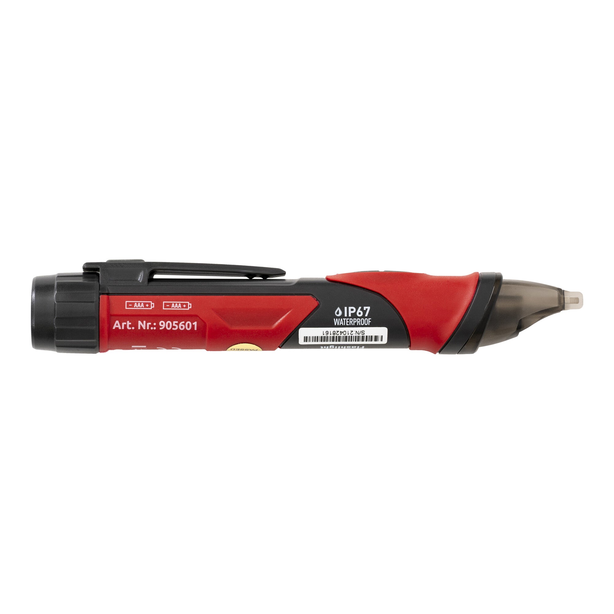 STIER non-contact voltage tester 12 to 1000V AC IP67 phase tester