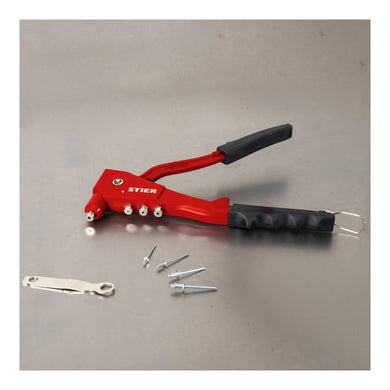 STIER blind rivet set 201-piece with hand rivet pliers blind rivets blind rivet pliers