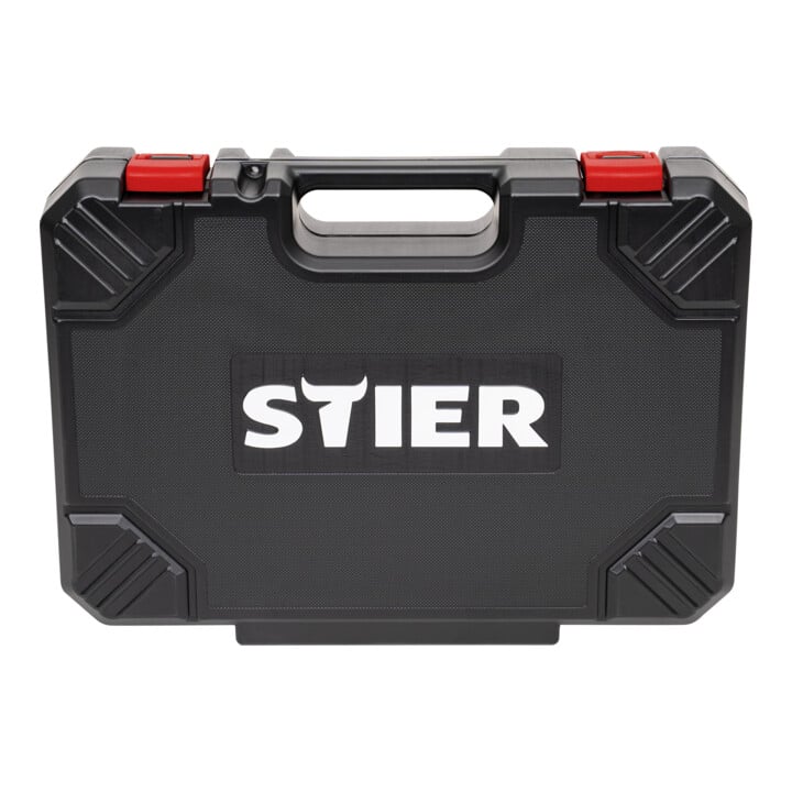 STIER Premium blind rivet set with 360° hand rivet pliers, 501 pieces, 500 blind rivets