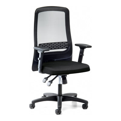 STIER office swivel chair ECP-8 with armrest and mesh 1195x690x585mm ergonomic