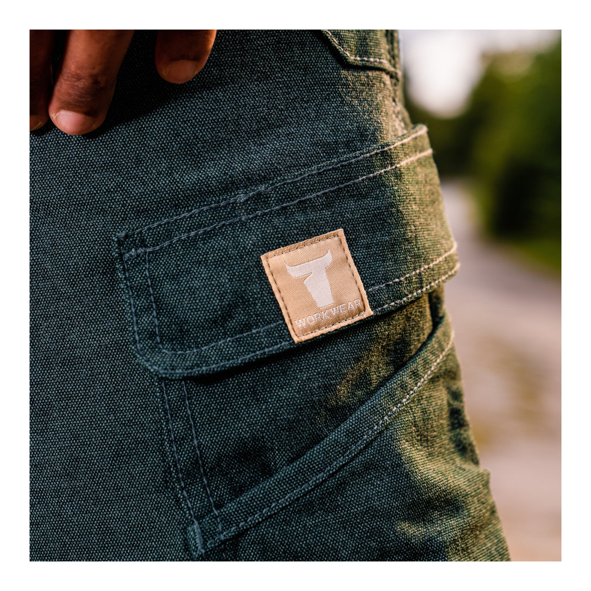 STIER Cargo Steel Pants 32/34 Dark Green