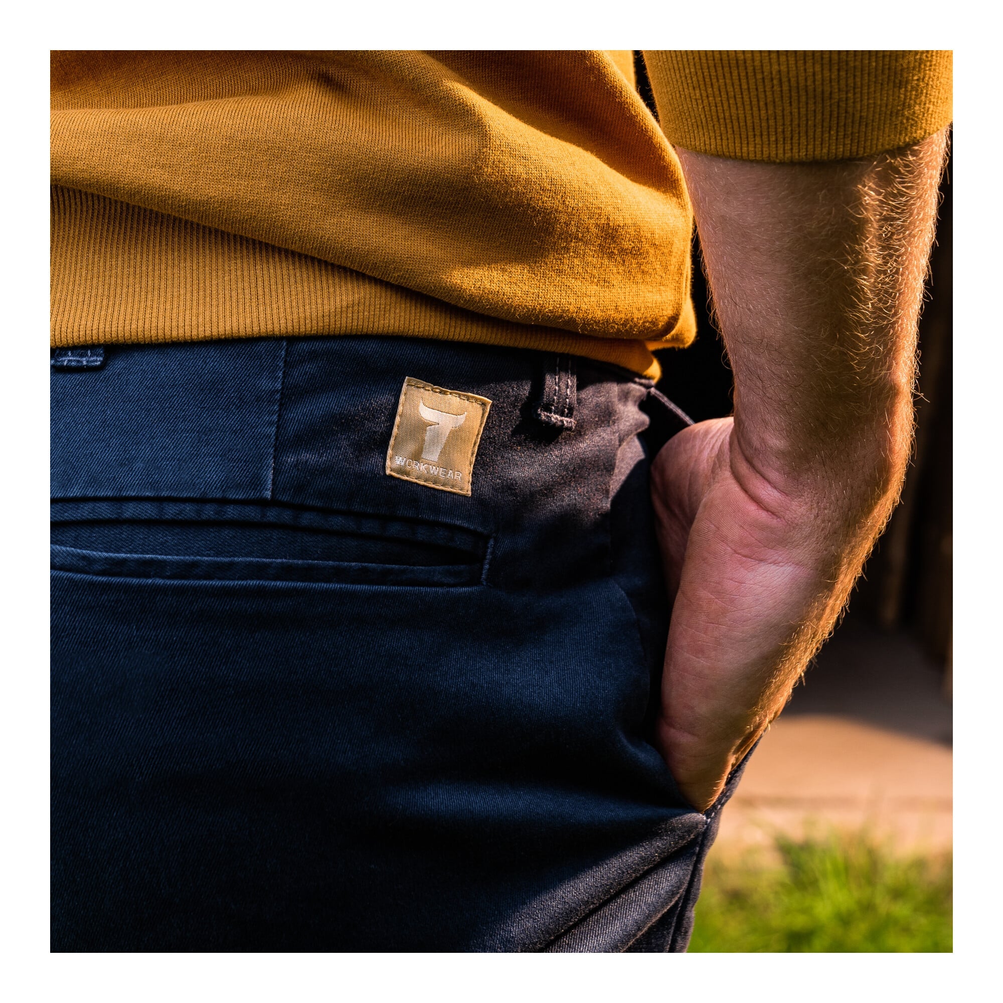 STIER Chino 34/32 Navy Blue