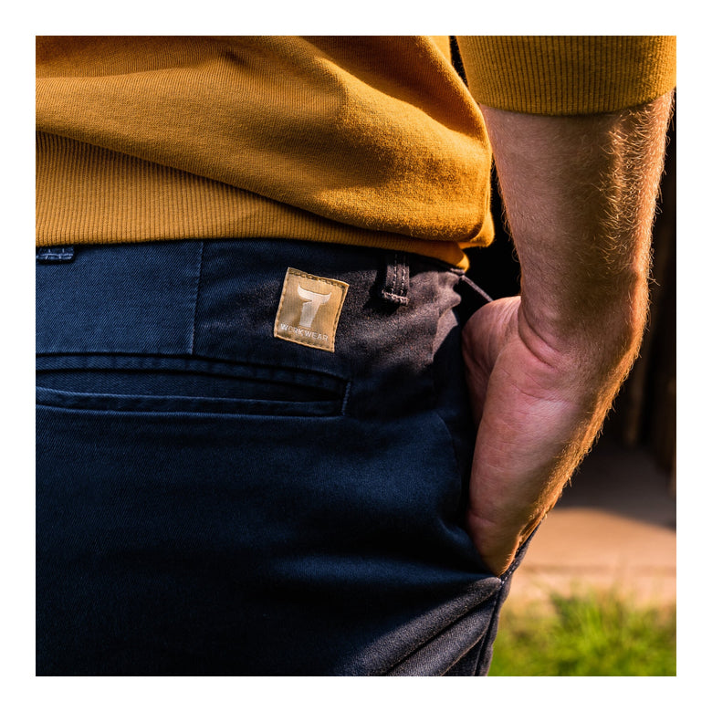 STIER Chino 38/34 Navy Blue