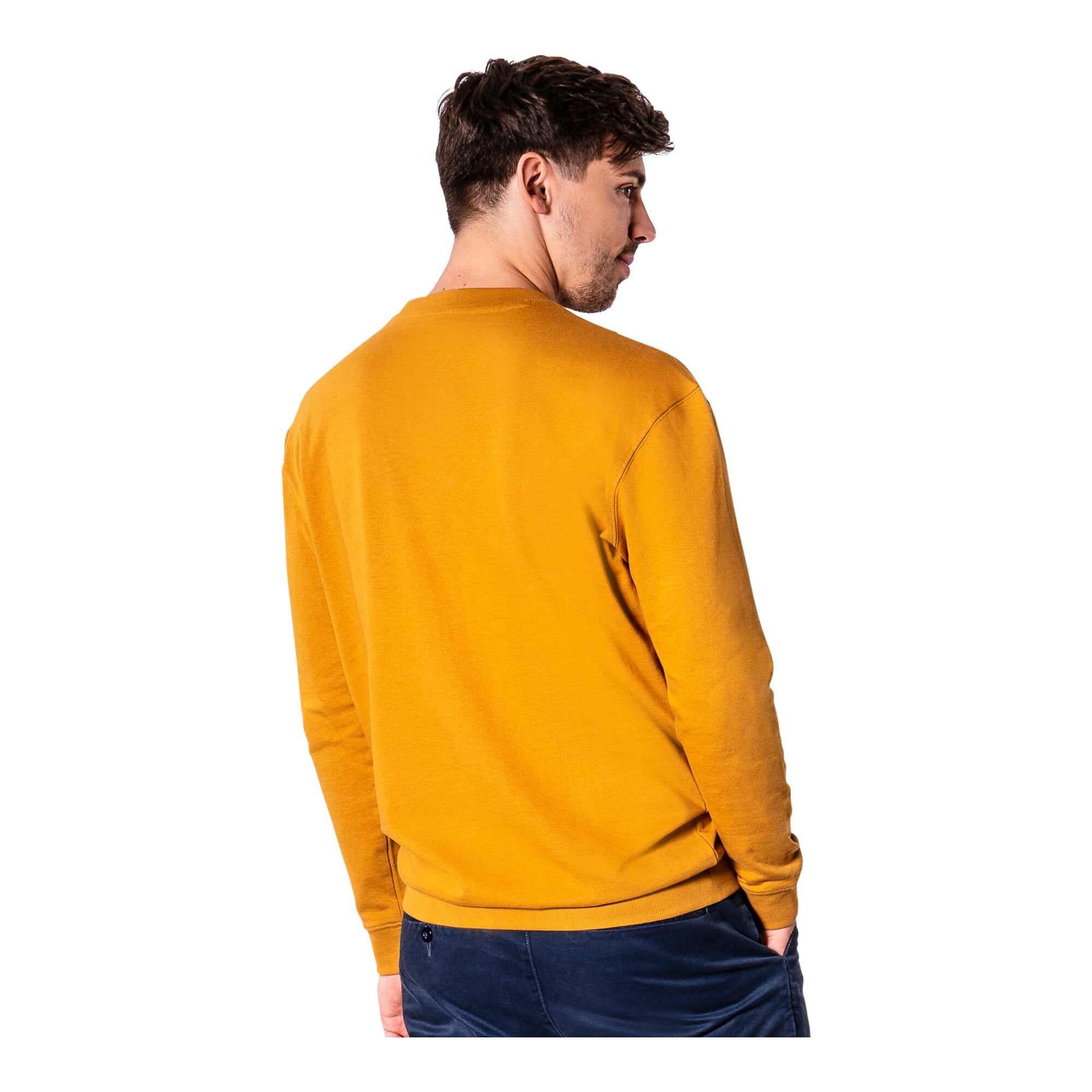 STIER Crew Sweat Style Embro S Golden Brown