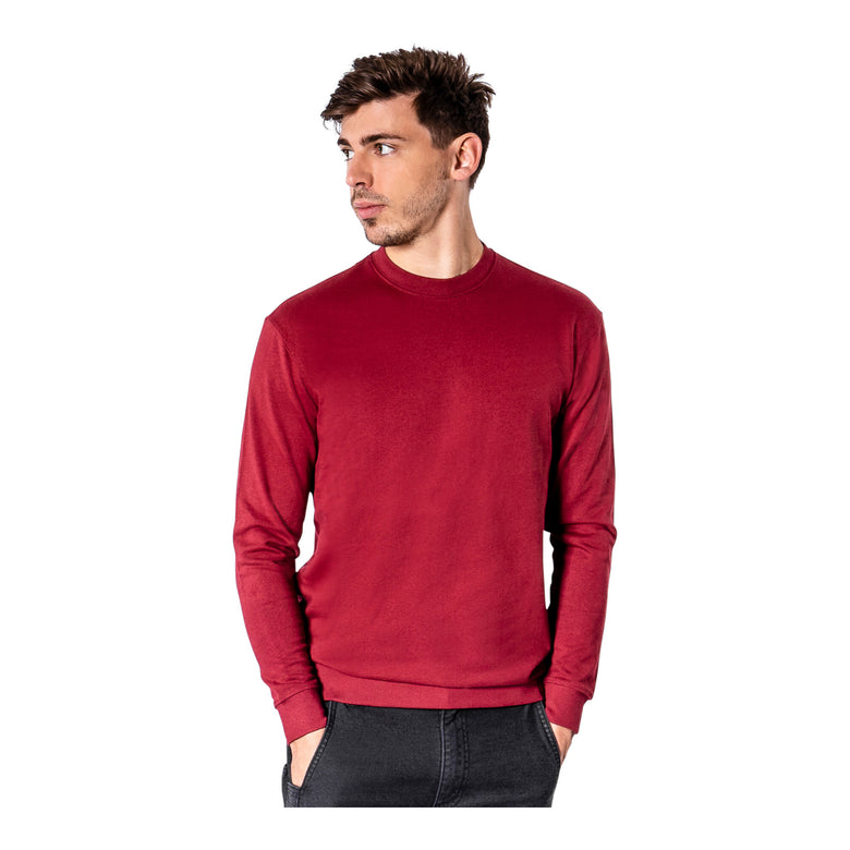 STIER Crew Sweat Style Print M Deep Red