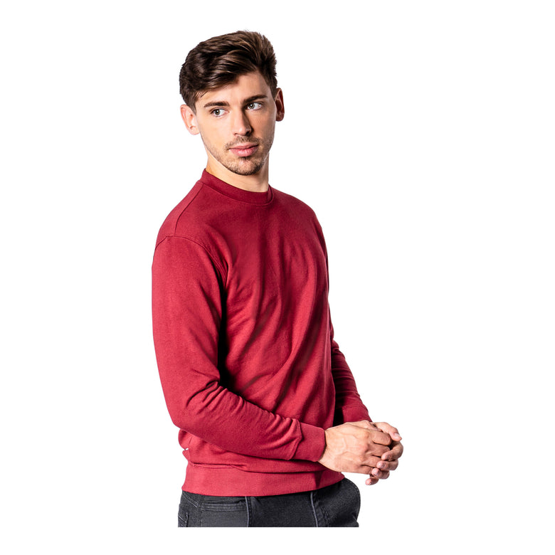 STIER Crew Sweat Style Print S Deep Red