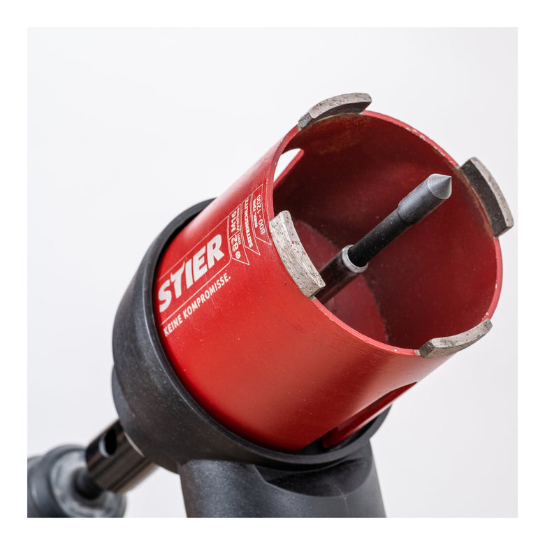 STIER DS extraction hood for 68 82 mm for core drills with DAS opening dust-free