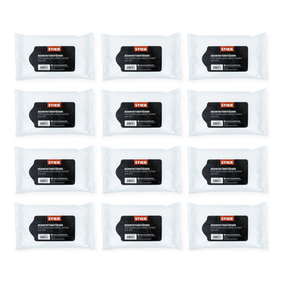 STIER hand and surface cleaning wipes 12x100 pack all-purpose cleaner
