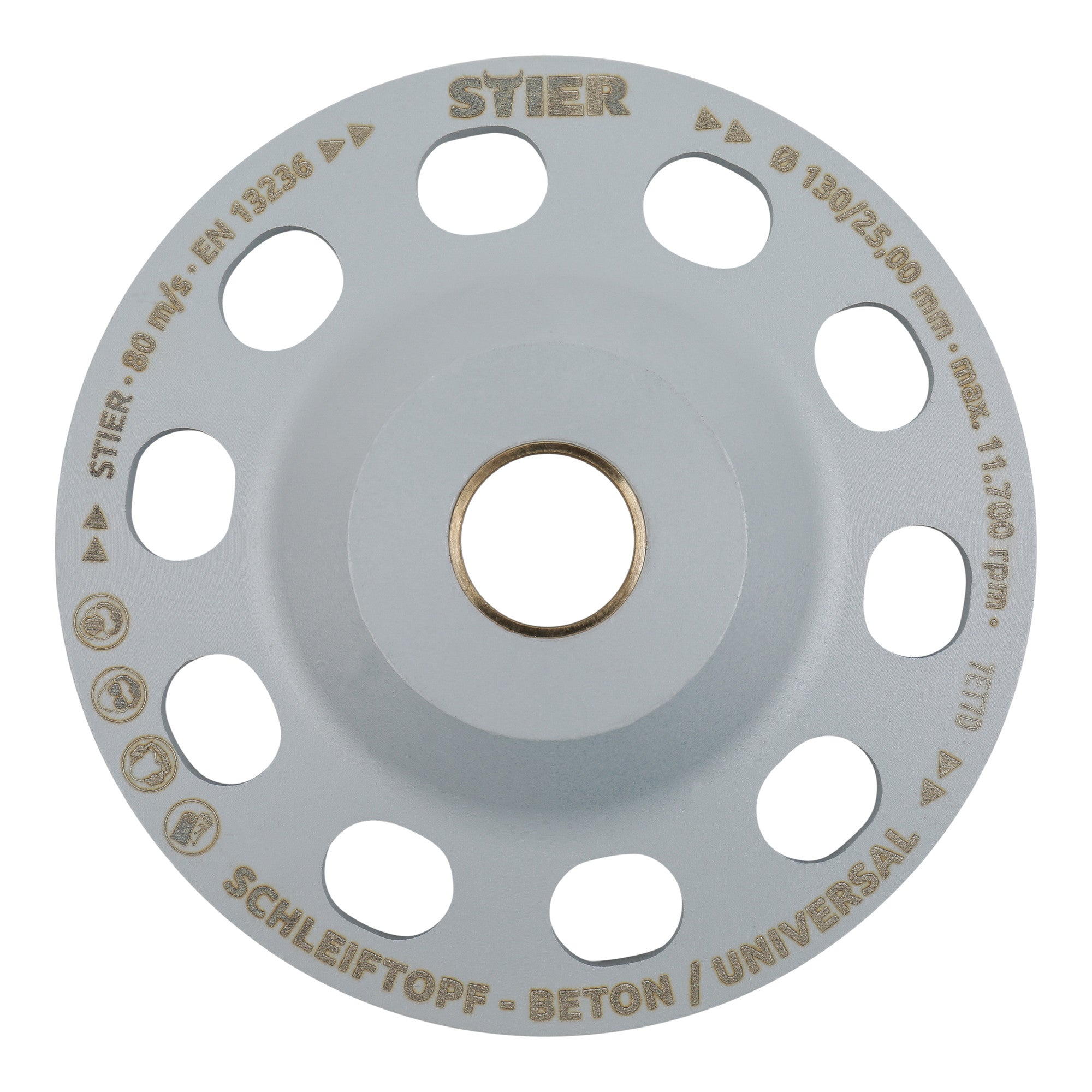 STIER diamond grinding cup grinding disc Ø130mm diamond grinder cup grinder