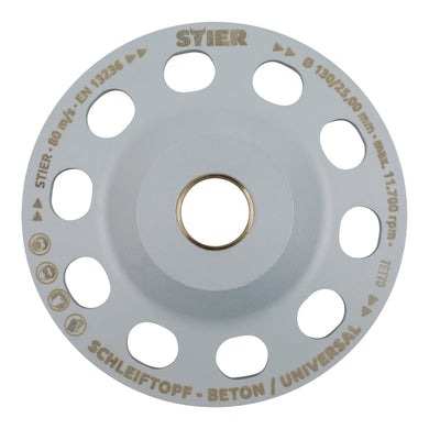 STIER diamond grinding cup grinding disc Ø130mm diamond grinder cup grinder