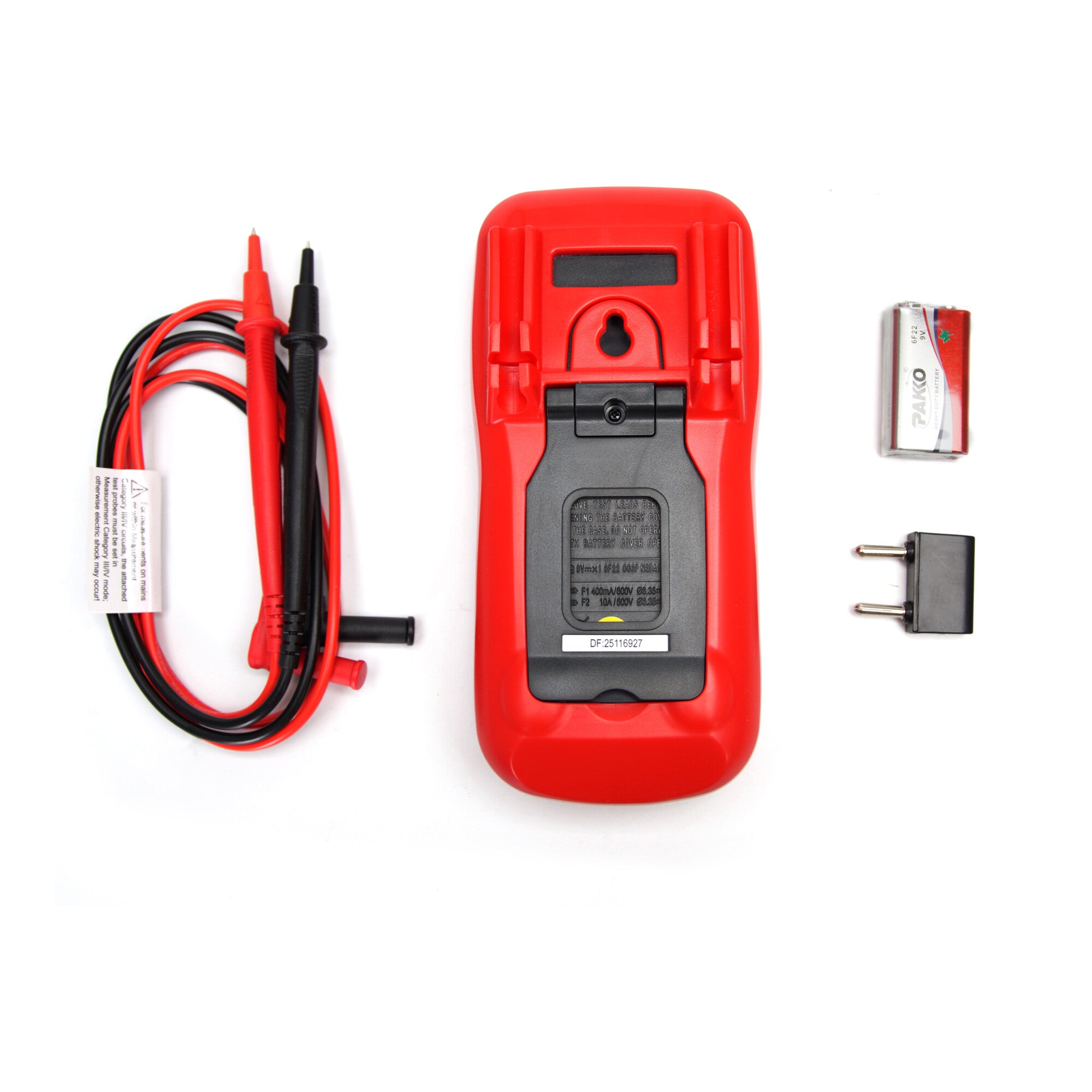 STIER Digital Multimeter 2 - 600V AC / 0,2 - 600V DC CATII 600V Kapazitäten