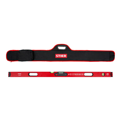 STIER Digital Spirit Level SDW-1200 LCD Display ±0.2° HOLD Function 120 cm