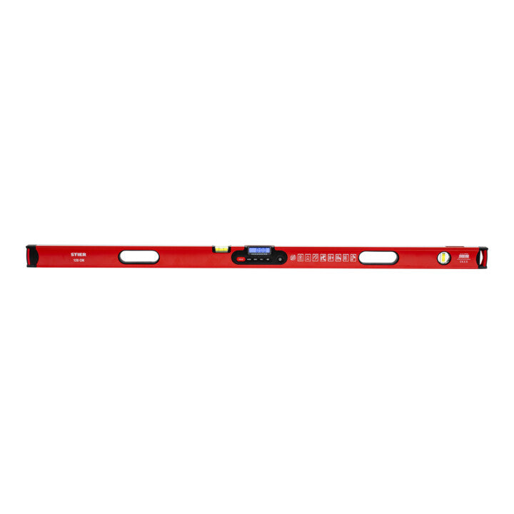 STIER Digital Spirit Level SDW-1200 LCD Display ±0.2° HOLD Function 120 cm