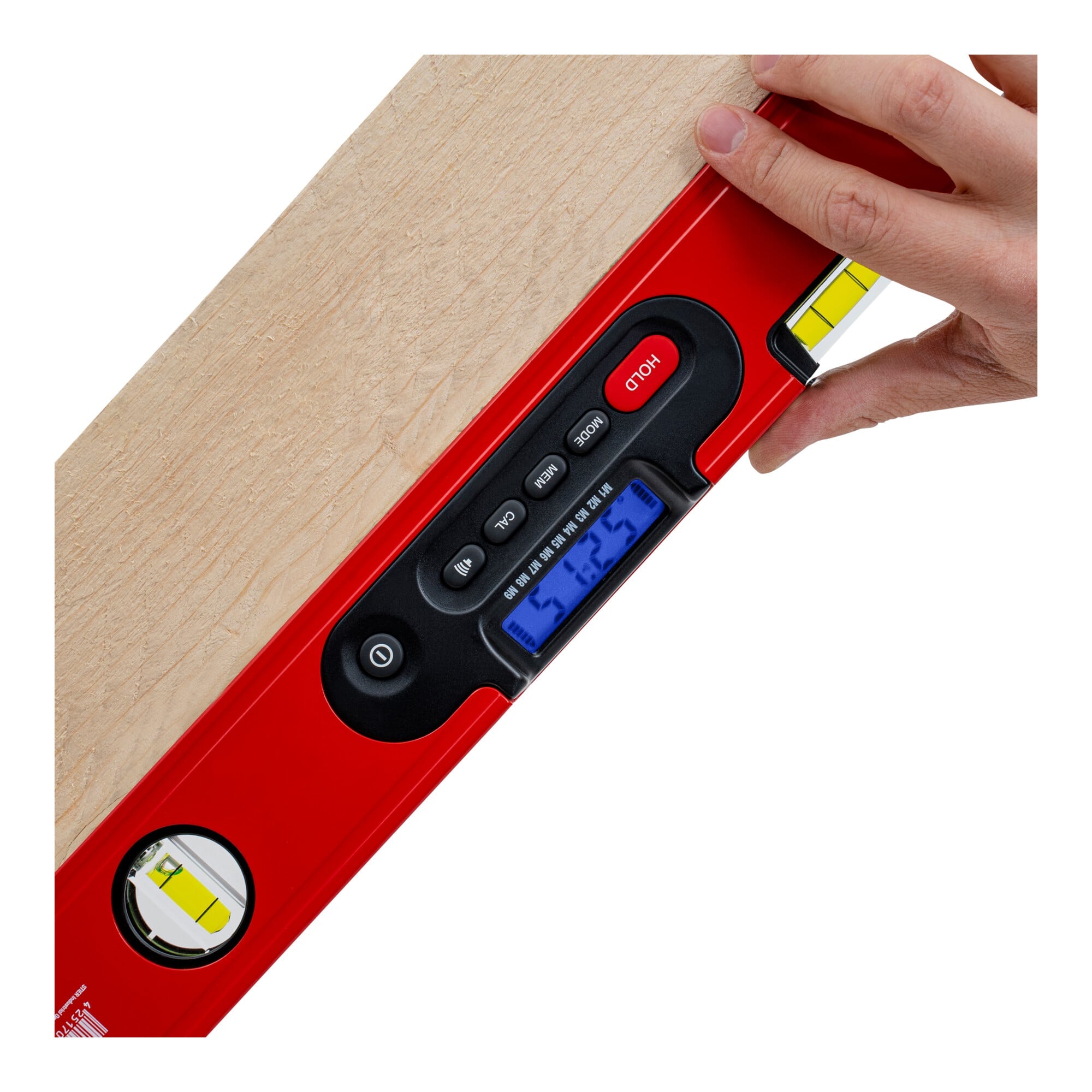 STIER Digital Spirit Level SDW-600 LCD Display ±0.2° HOLD Function 60 cm