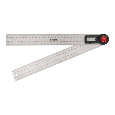 STIER Digital Angle Finder SDW-300 LCD Display ±0.3° Stainless Steel 300 mm