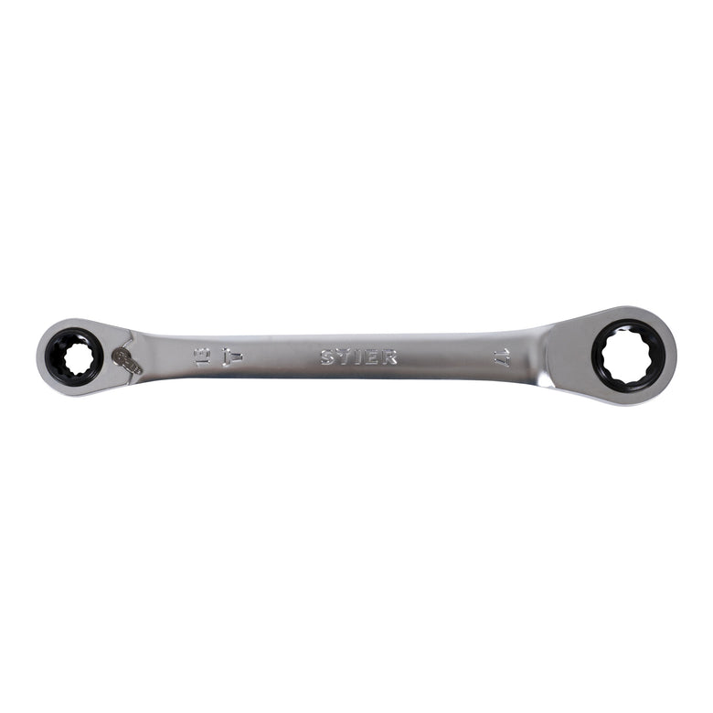STIER double ring ratchet wrench KraftSpezial 4-in-1 10x13x17x19 mm