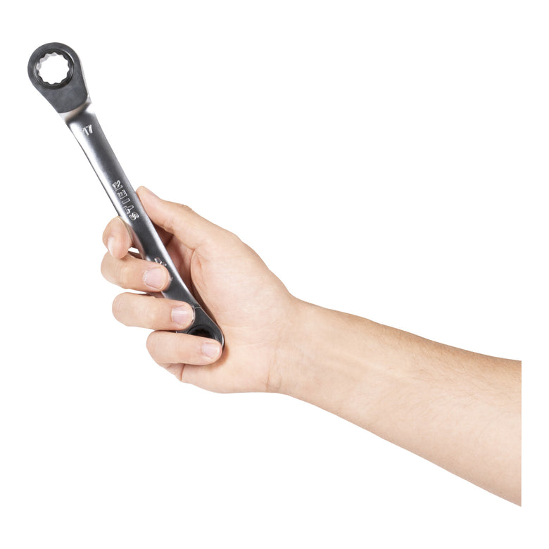 STIER double ring ratchet wrench KraftSpezial 4-in-1 10x13x17x19 mm