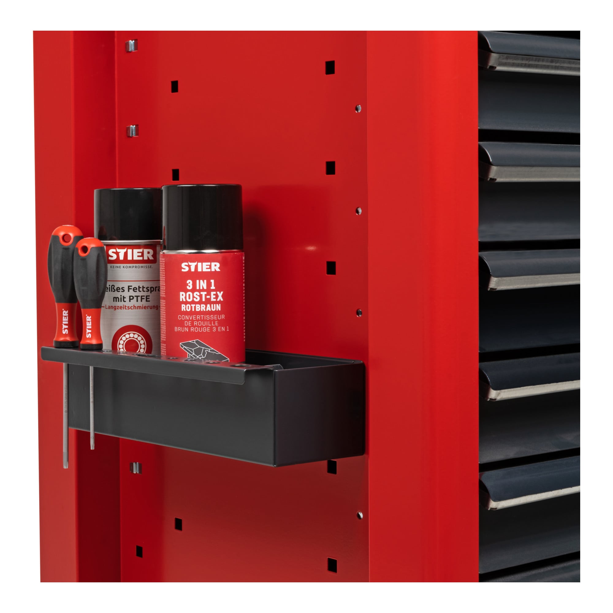 STIER can holder for STIER workshop trolley