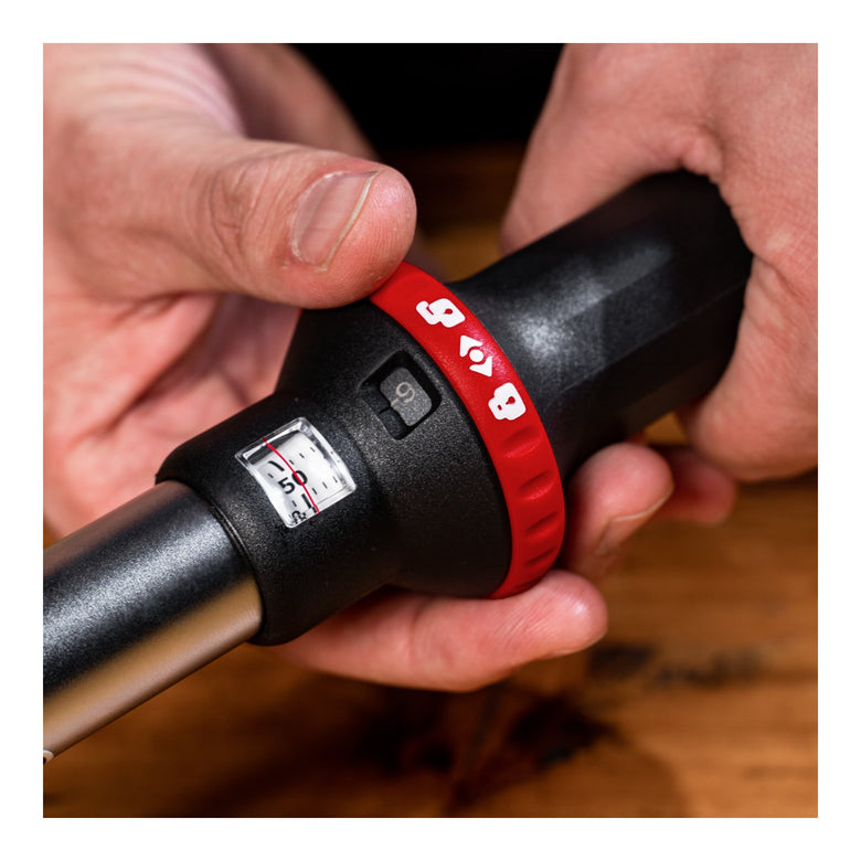 STIER Drehmomentschlüssel mit Umschaltknarre 1/2'' Aufnahme 10-50 Nm