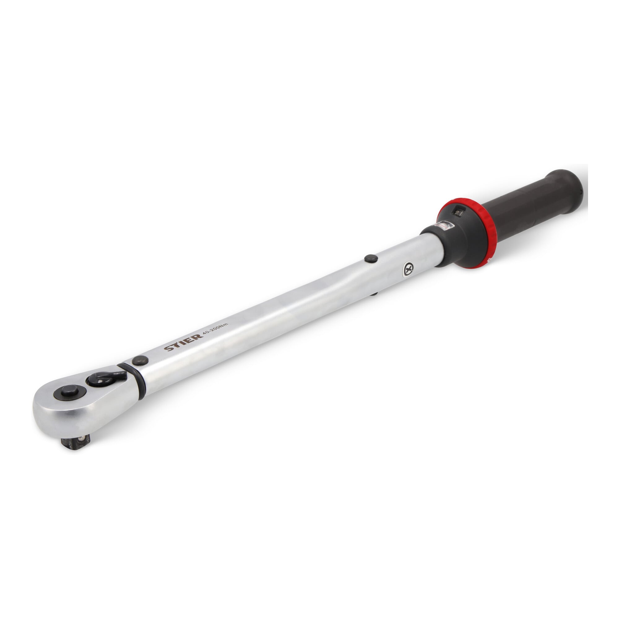 STIER Drehmomentschlüssel mit Umschaltknarre 1/2'' Aufnahme 10-50 Nm