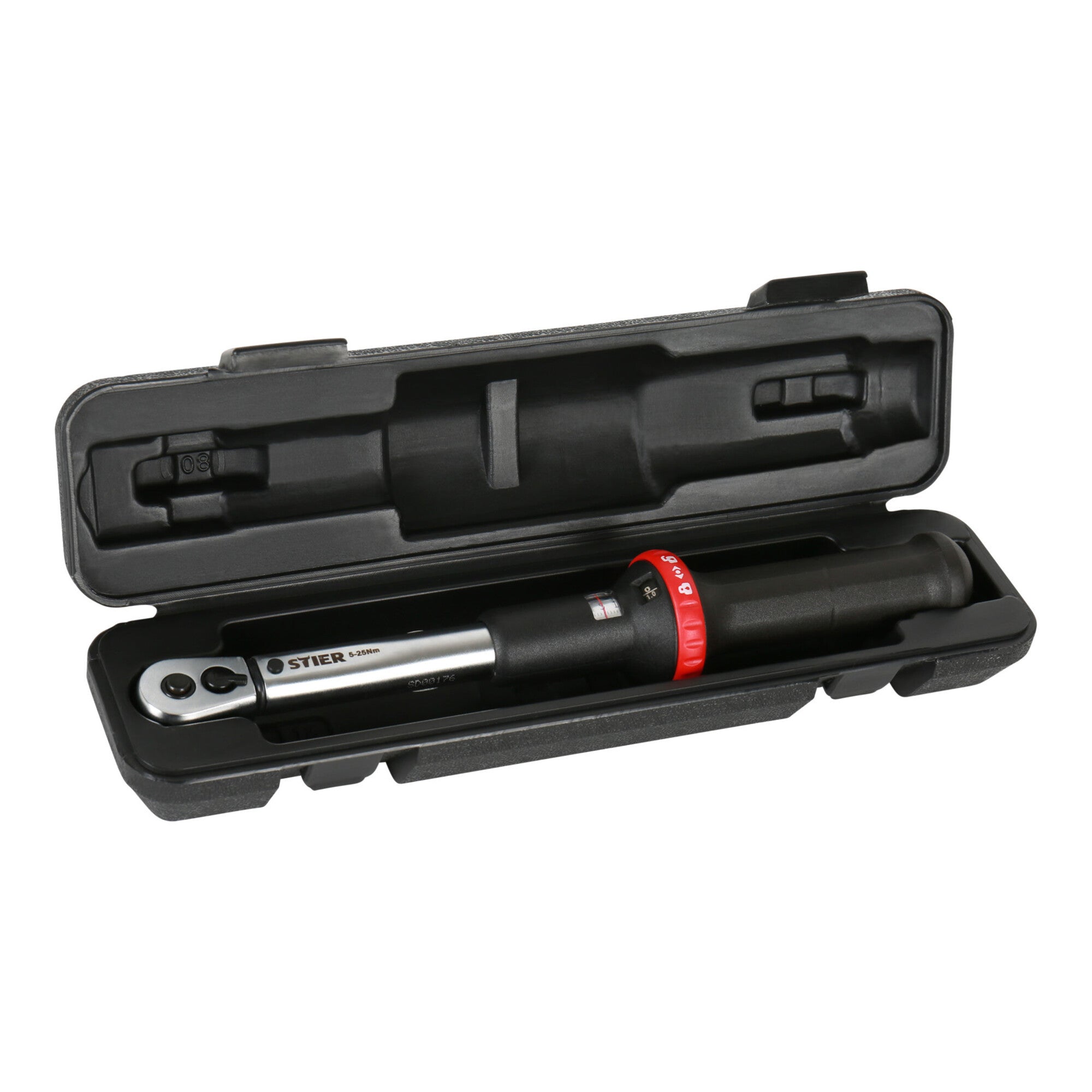 STIER Drehmomentschlüssel mit Umschaltknarre 1/2'' Aufnahme 10-50 Nm