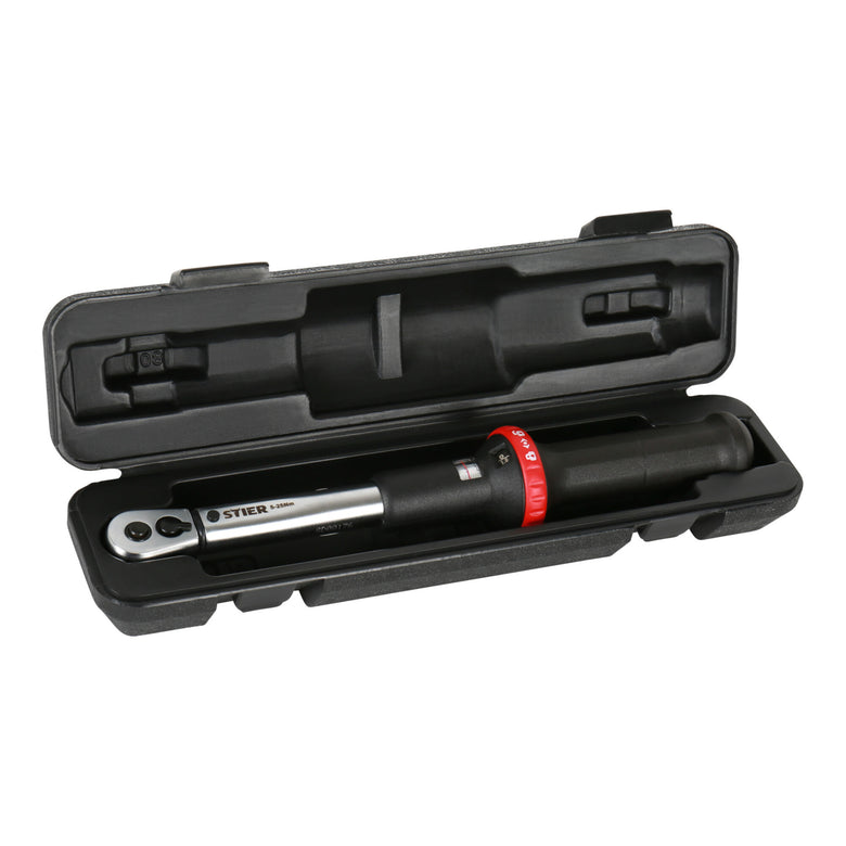 STIER Drehmomentschlüssel mit Umschaltknarre 1/2'' Aufnahme 10-50 Nm